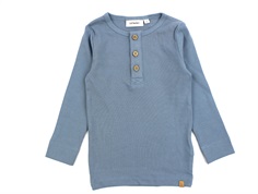 Lil Atelier smoke blue bluse